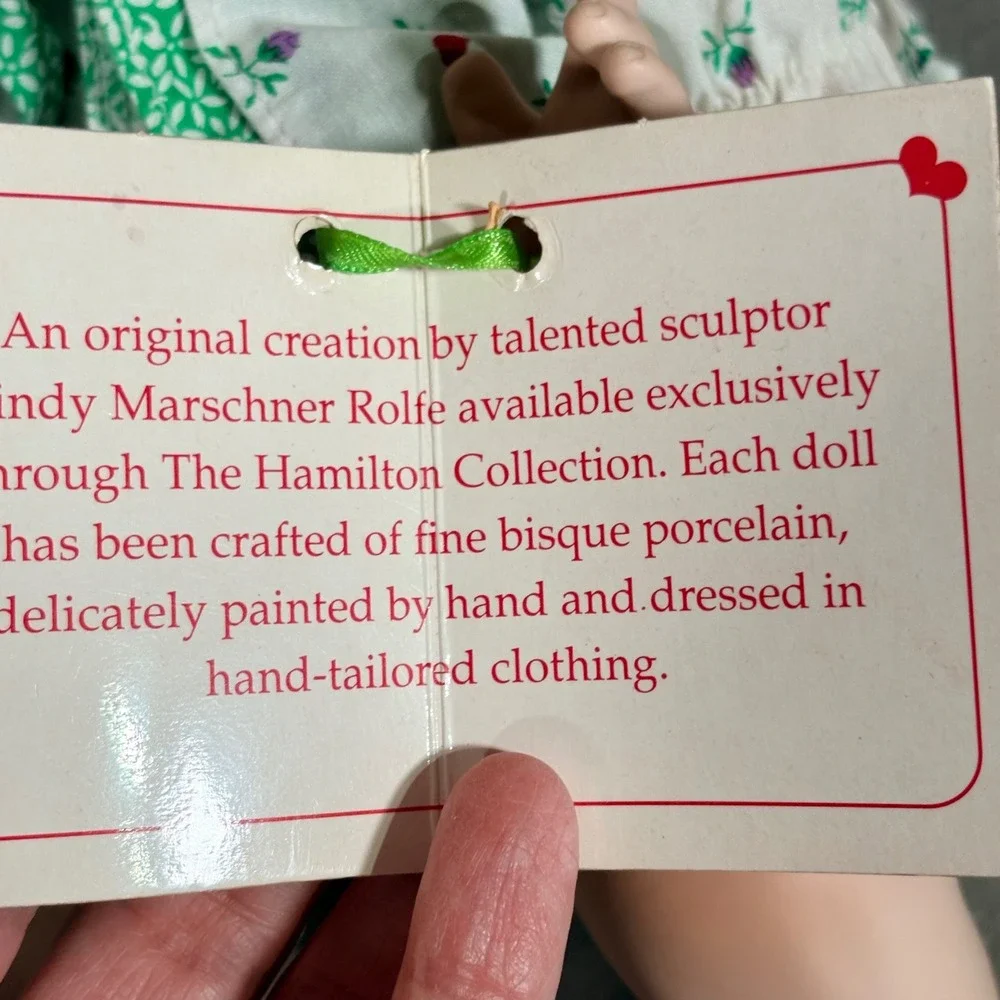 Shannon Porcelain Doll by Cindy Marschner Rolfe The Hamilton‎ Collection